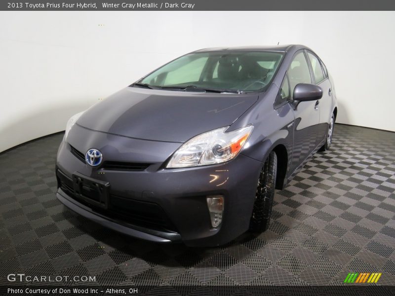 Winter Gray Metallic / Dark Gray 2013 Toyota Prius Four Hybrid