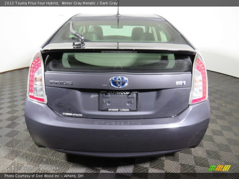 Winter Gray Metallic / Dark Gray 2013 Toyota Prius Four Hybrid