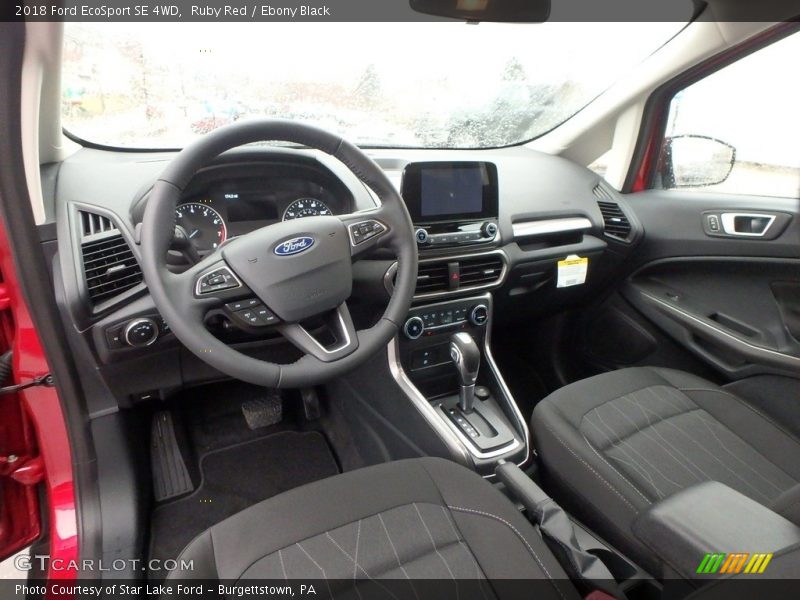 Ruby Red / Ebony Black 2018 Ford EcoSport SE 4WD