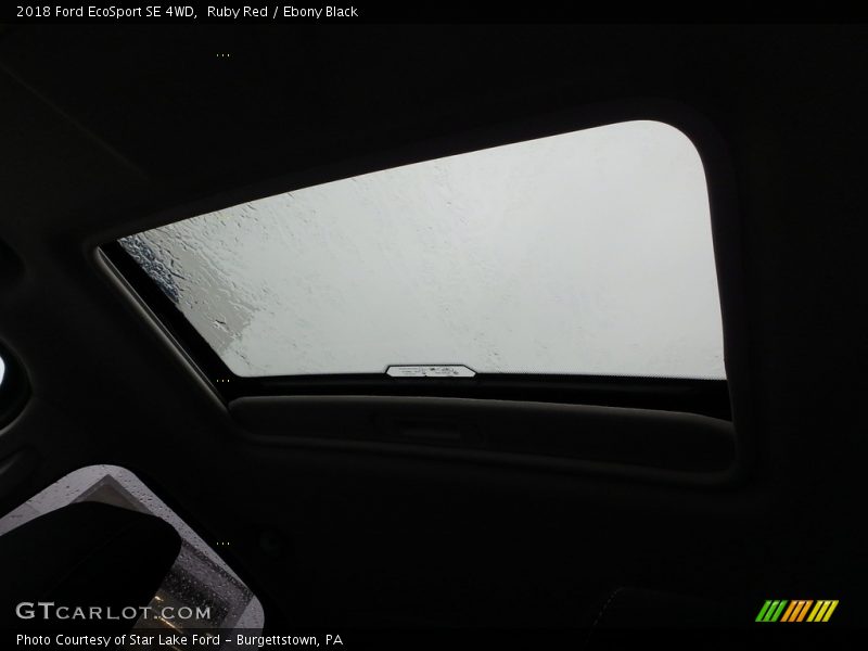 Ruby Red / Ebony Black 2018 Ford EcoSport SE 4WD