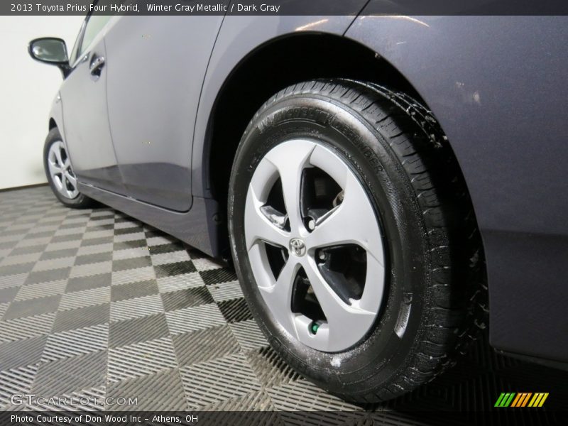 Winter Gray Metallic / Dark Gray 2013 Toyota Prius Four Hybrid