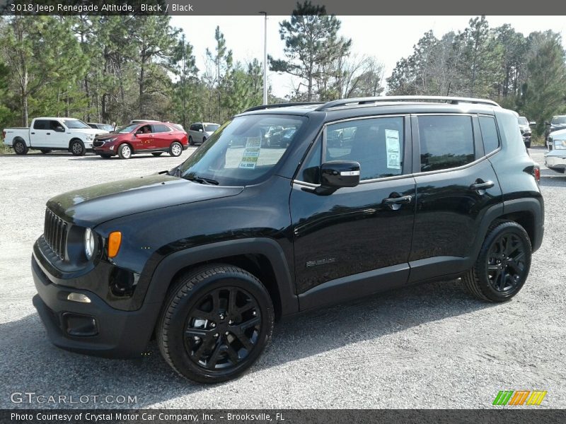 Black / Black 2018 Jeep Renegade Altitude