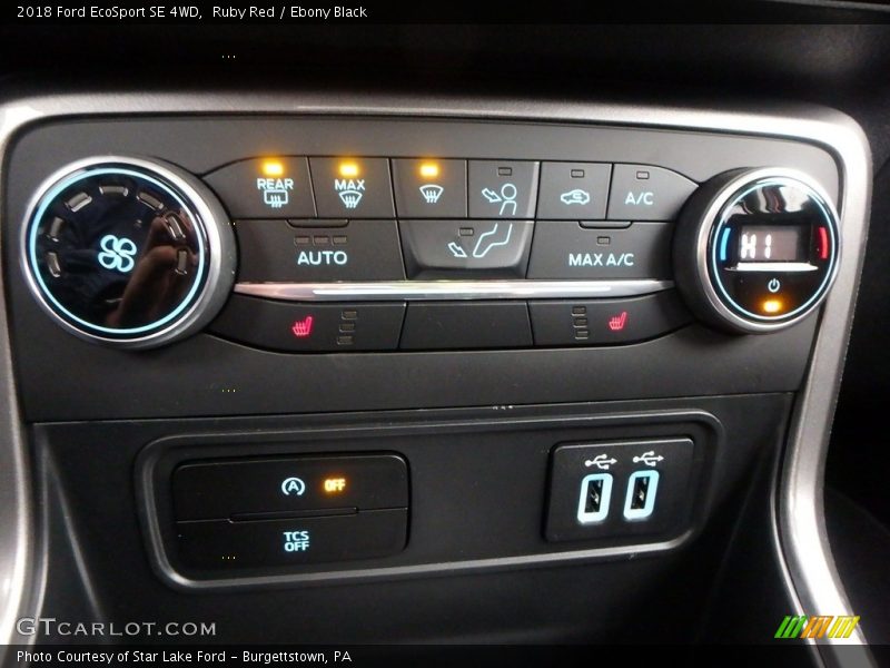Ruby Red / Ebony Black 2018 Ford EcoSport SE 4WD