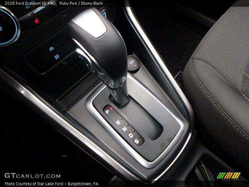 Ruby Red / Ebony Black 2018 Ford EcoSport SE 4WD