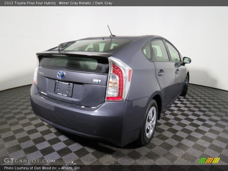 Winter Gray Metallic / Dark Gray 2013 Toyota Prius Four Hybrid