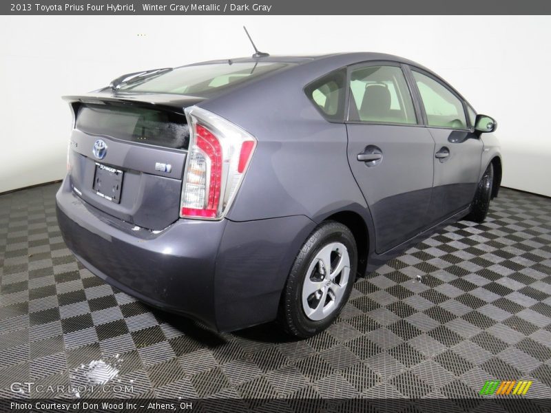 Winter Gray Metallic / Dark Gray 2013 Toyota Prius Four Hybrid
