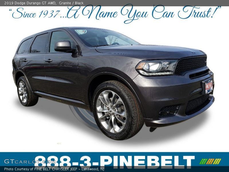 Granite / Black 2019 Dodge Durango GT AWD