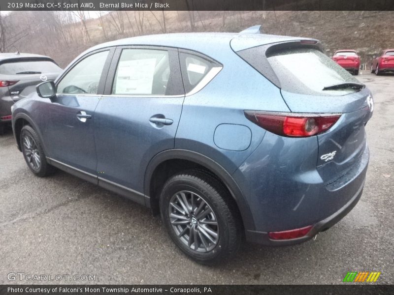 Eternal Blue Mica / Black 2019 Mazda CX-5 Sport AWD