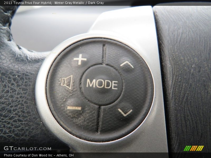 Winter Gray Metallic / Dark Gray 2013 Toyota Prius Four Hybrid