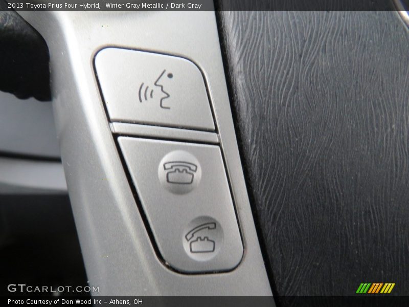 Winter Gray Metallic / Dark Gray 2013 Toyota Prius Four Hybrid