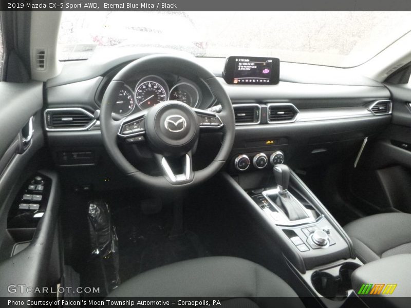 Eternal Blue Mica / Black 2019 Mazda CX-5 Sport AWD