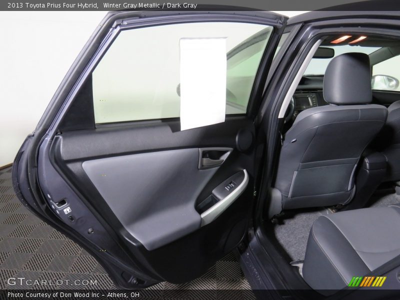 Winter Gray Metallic / Dark Gray 2013 Toyota Prius Four Hybrid