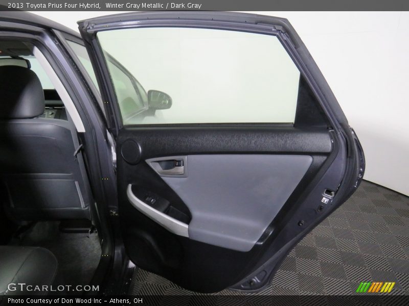 Winter Gray Metallic / Dark Gray 2013 Toyota Prius Four Hybrid