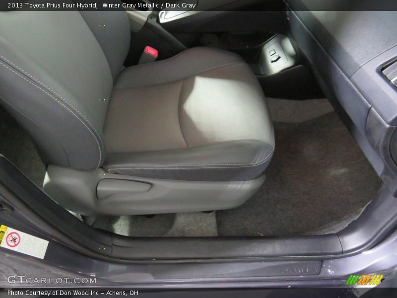 Winter Gray Metallic / Dark Gray 2013 Toyota Prius Four Hybrid