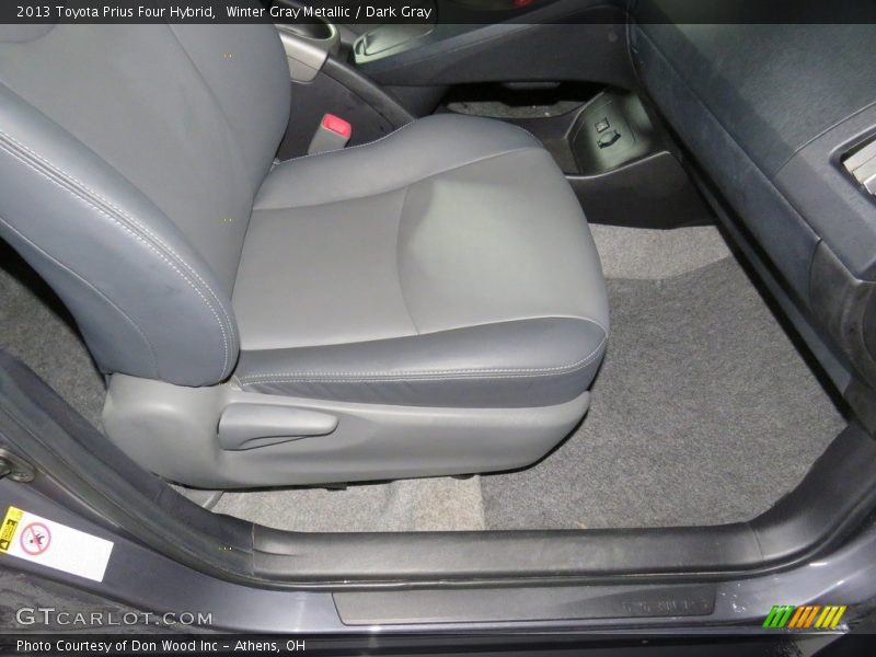 Winter Gray Metallic / Dark Gray 2013 Toyota Prius Four Hybrid