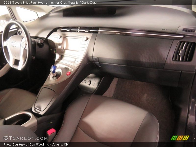 Winter Gray Metallic / Dark Gray 2013 Toyota Prius Four Hybrid