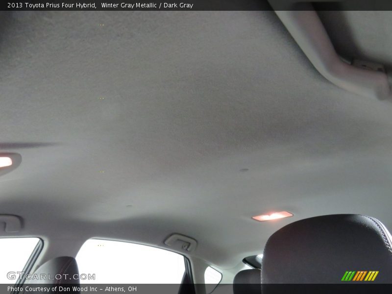 Winter Gray Metallic / Dark Gray 2013 Toyota Prius Four Hybrid