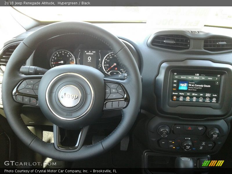 Hypergreen / Black 2018 Jeep Renegade Altitude