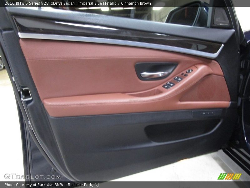 Imperial Blue Metallic / Cinnamon Brown 2016 BMW 5 Series 528i xDrive Sedan
