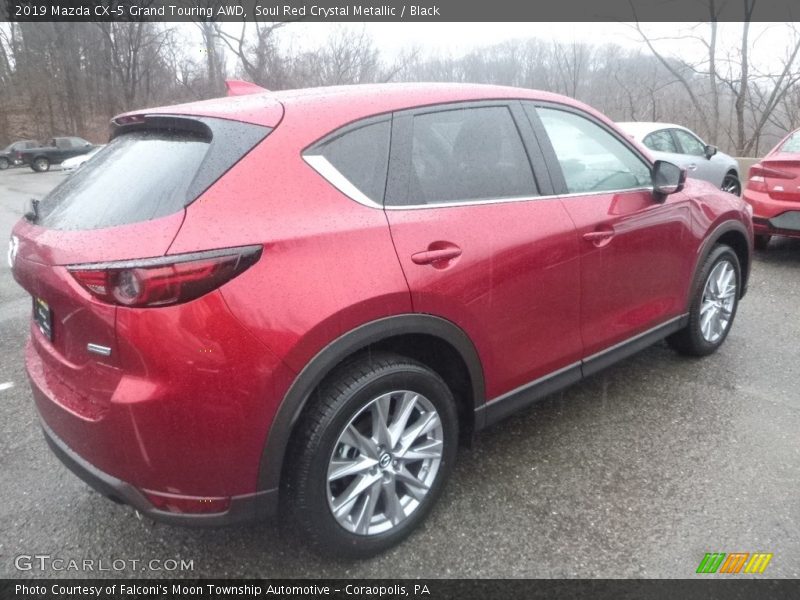 Soul Red Crystal Metallic / Black 2019 Mazda CX-5 Grand Touring AWD