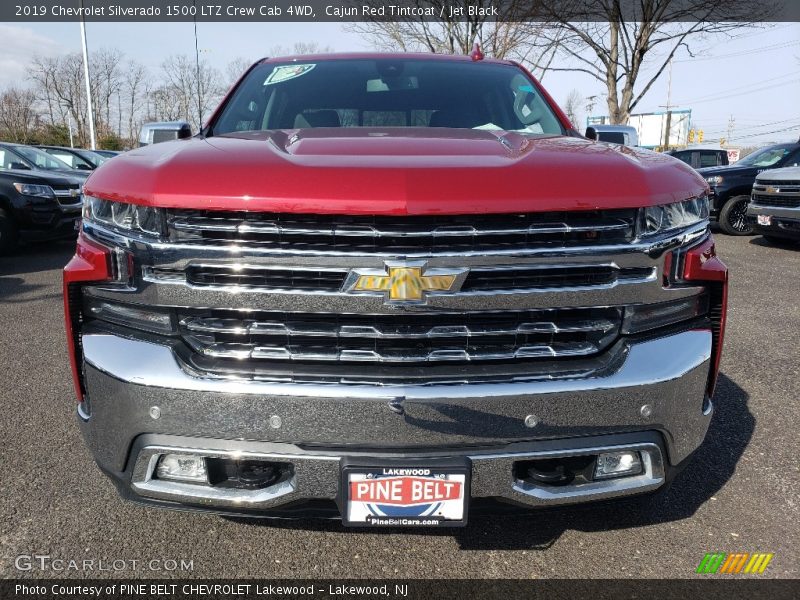 Cajun Red Tintcoat / Jet Black 2019 Chevrolet Silverado 1500 LTZ Crew Cab 4WD