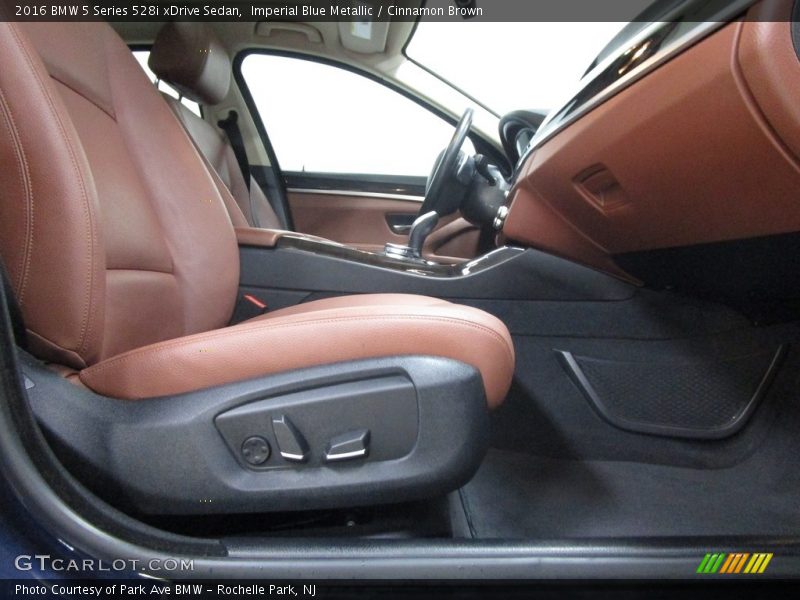 Imperial Blue Metallic / Cinnamon Brown 2016 BMW 5 Series 528i xDrive Sedan