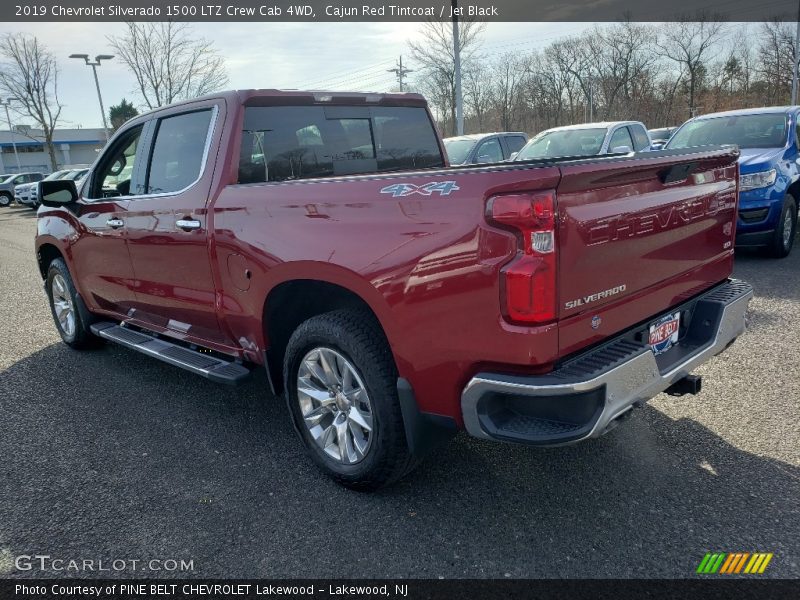 Cajun Red Tintcoat / Jet Black 2019 Chevrolet Silverado 1500 LTZ Crew Cab 4WD