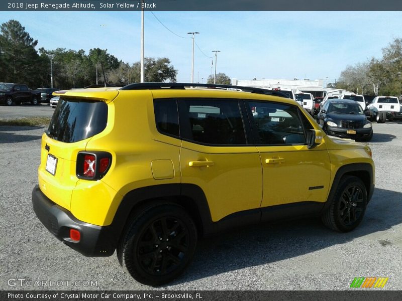 Solar Yellow / Black 2018 Jeep Renegade Altitude