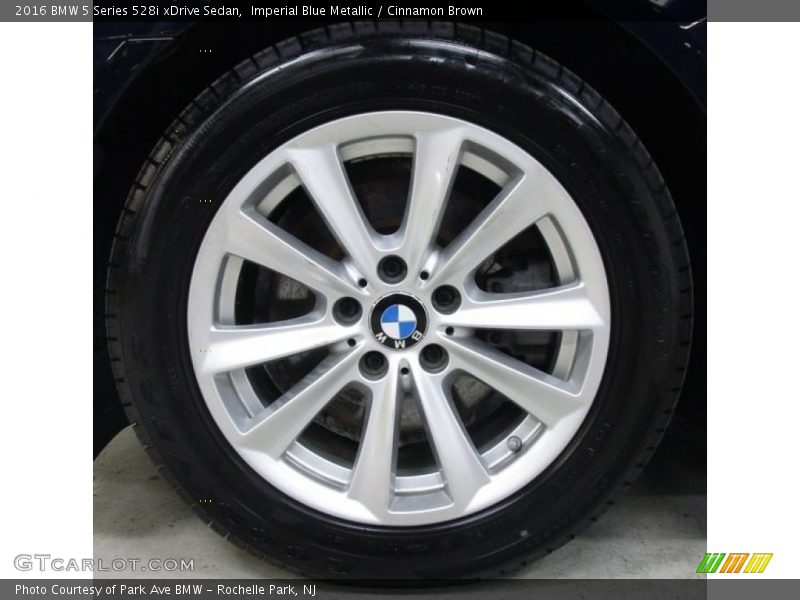 Imperial Blue Metallic / Cinnamon Brown 2016 BMW 5 Series 528i xDrive Sedan