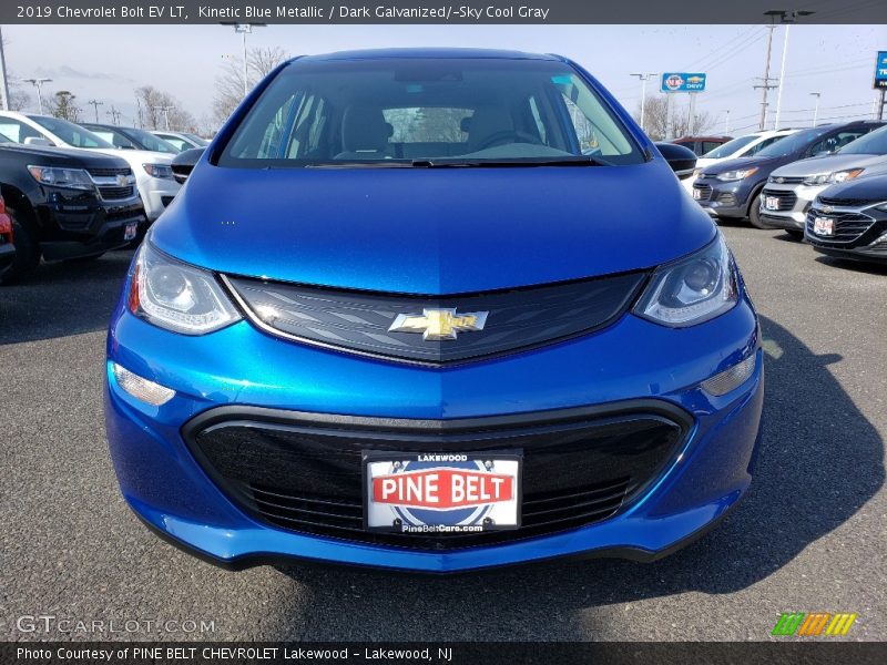 Kinetic Blue Metallic / Dark Galvanized/­Sky Cool Gray 2019 Chevrolet Bolt EV LT