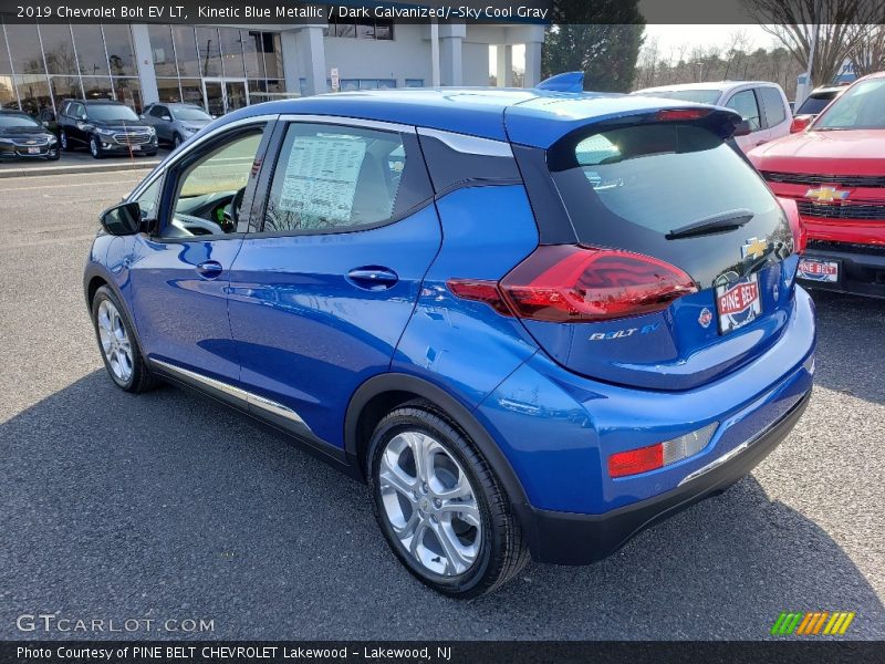 Kinetic Blue Metallic / Dark Galvanized/­Sky Cool Gray 2019 Chevrolet Bolt EV LT