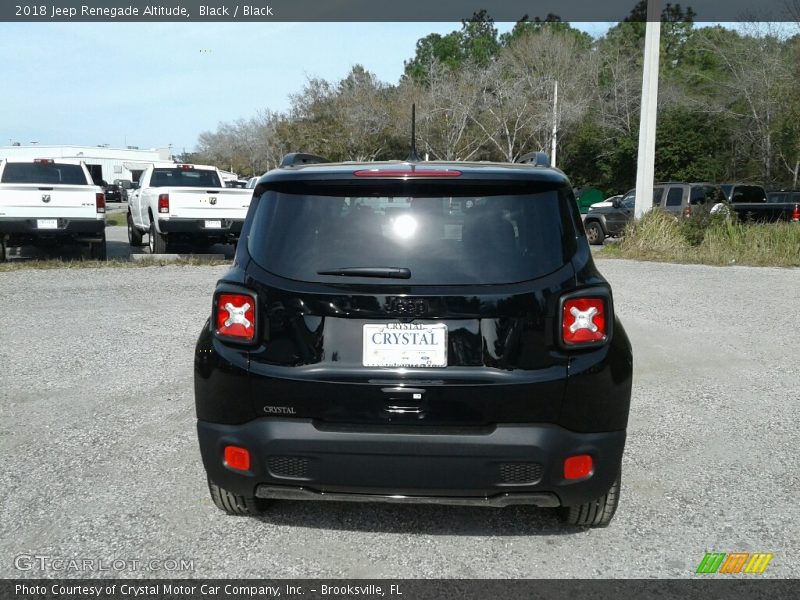 Black / Black 2018 Jeep Renegade Altitude