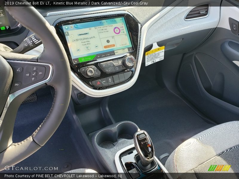 Kinetic Blue Metallic / Dark Galvanized/­Sky Cool Gray 2019 Chevrolet Bolt EV LT