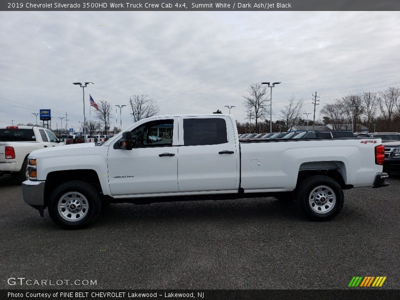 Summit White / Dark Ash/Jet Black 2019 Chevrolet Silverado 3500HD Work Truck Crew Cab 4x4