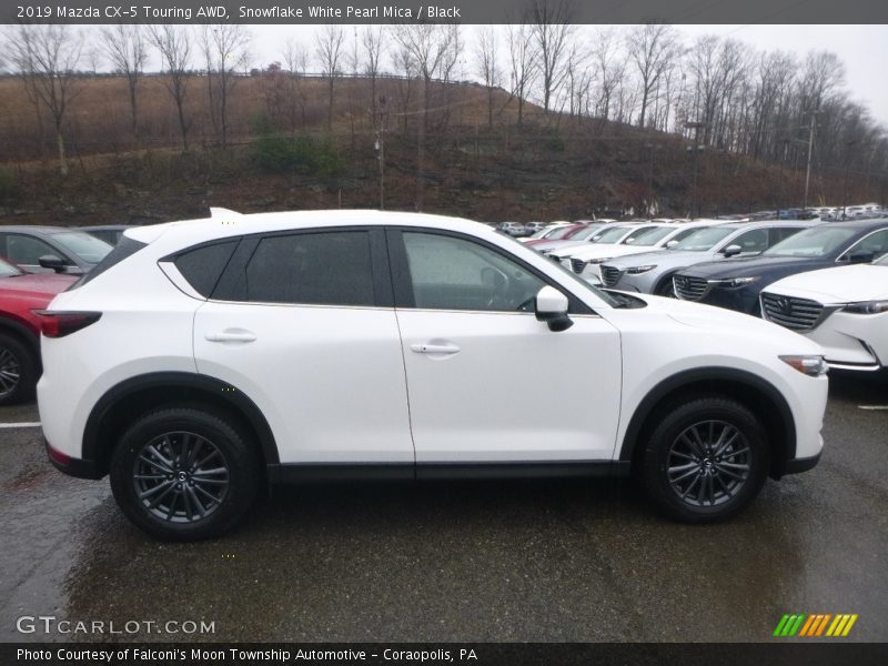 Snowflake White Pearl Mica / Black 2019 Mazda CX-5 Touring AWD