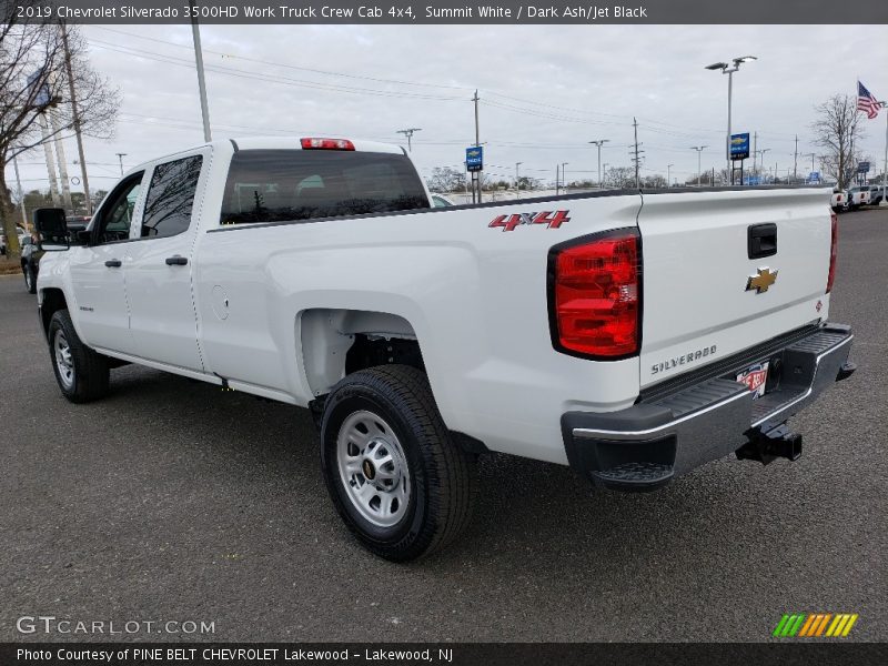 Summit White / Dark Ash/Jet Black 2019 Chevrolet Silverado 3500HD Work Truck Crew Cab 4x4
