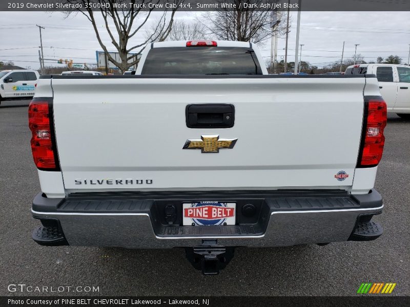 Summit White / Dark Ash/Jet Black 2019 Chevrolet Silverado 3500HD Work Truck Crew Cab 4x4