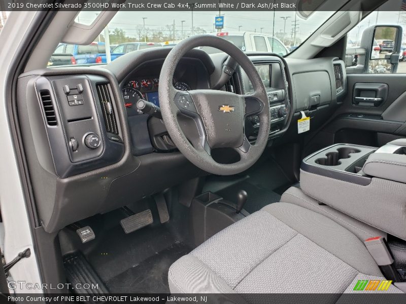 Summit White / Dark Ash/Jet Black 2019 Chevrolet Silverado 3500HD Work Truck Crew Cab 4x4