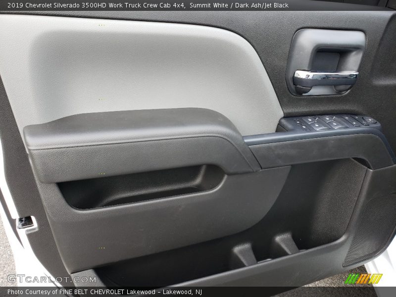 Summit White / Dark Ash/Jet Black 2019 Chevrolet Silverado 3500HD Work Truck Crew Cab 4x4