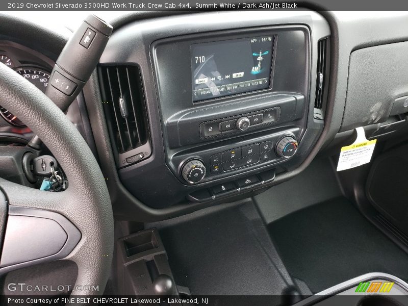 Summit White / Dark Ash/Jet Black 2019 Chevrolet Silverado 3500HD Work Truck Crew Cab 4x4