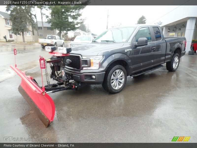 Magnetic / Black 2018 Ford F150 STX SuperCab 4x4