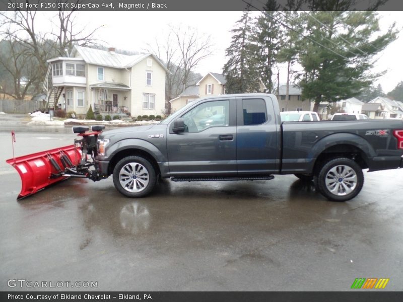 Magnetic / Black 2018 Ford F150 STX SuperCab 4x4