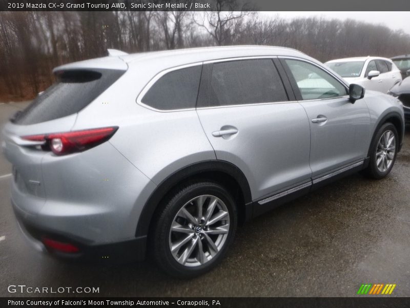 Sonic Silver Metallic / Black 2019 Mazda CX-9 Grand Touring AWD