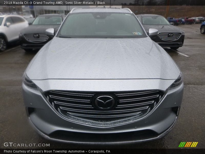 Sonic Silver Metallic / Black 2019 Mazda CX-9 Grand Touring AWD