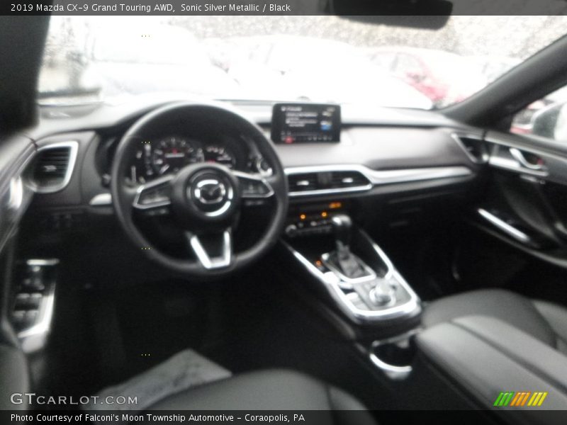 Sonic Silver Metallic / Black 2019 Mazda CX-9 Grand Touring AWD