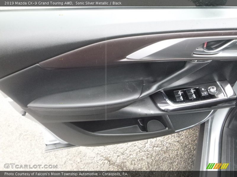 Sonic Silver Metallic / Black 2019 Mazda CX-9 Grand Touring AWD
