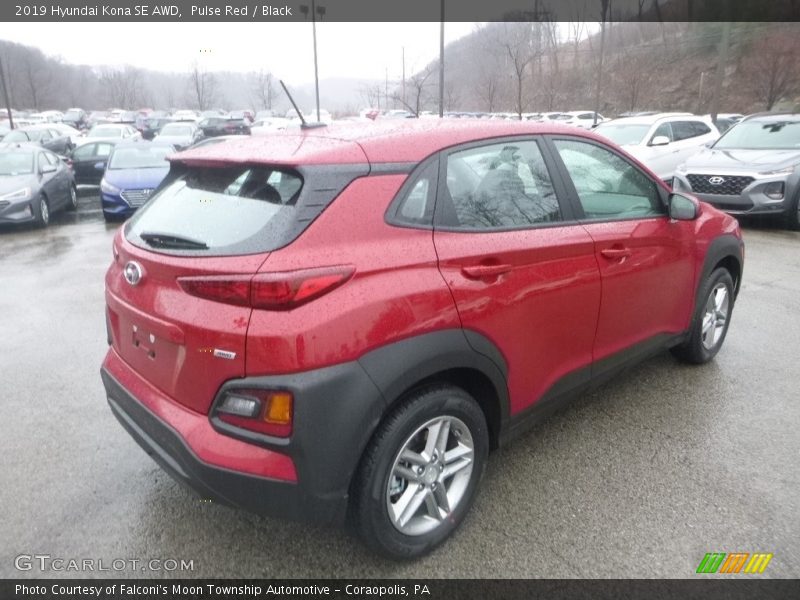 Pulse Red / Black 2019 Hyundai Kona SE AWD