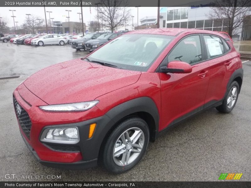 Pulse Red / Black 2019 Hyundai Kona SE AWD