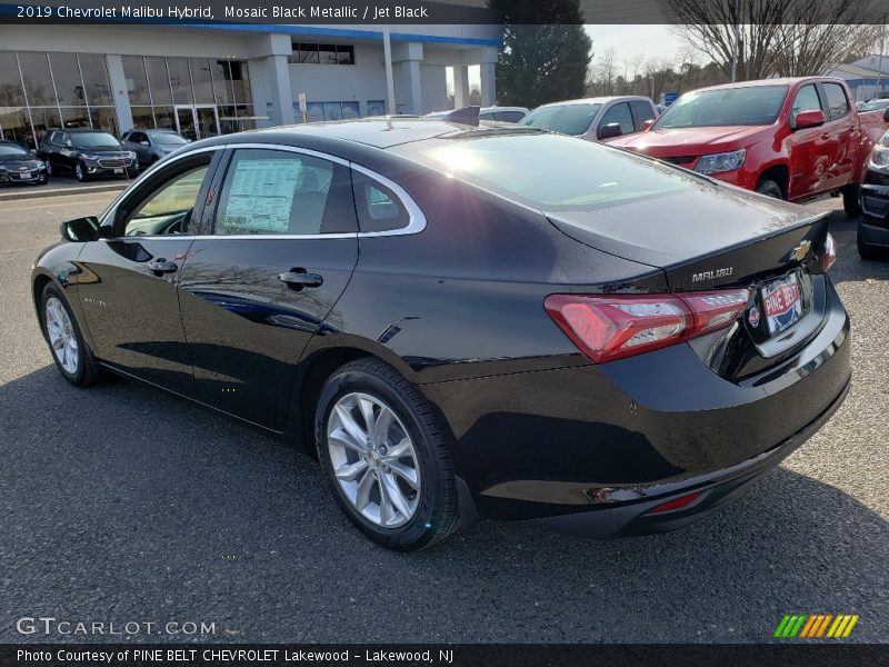 Mosaic Black Metallic / Jet Black 2019 Chevrolet Malibu Hybrid