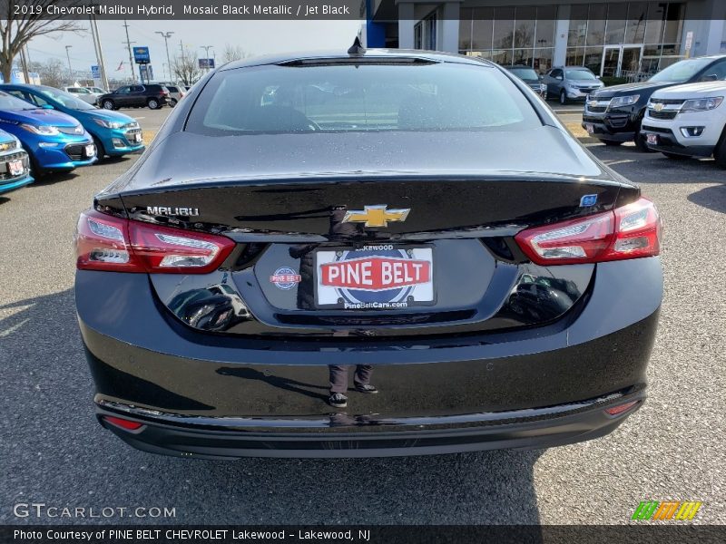 Mosaic Black Metallic / Jet Black 2019 Chevrolet Malibu Hybrid